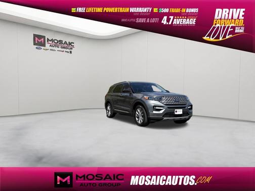 Gray Metallic 2023 Ford Explorer Limited