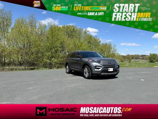 Gray Metallic 2023 Ford Explorer Limited