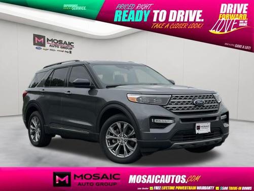 Gray Metallic 2023 Ford Explorer Limited