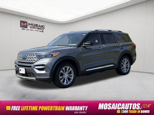Gray Metallic 2023 Ford Explorer Limited
