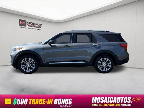 Gray Metallic 2023 Ford Explorer Limited