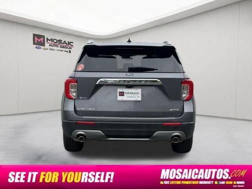 Gray Metallic 2023 Ford Explorer Limited