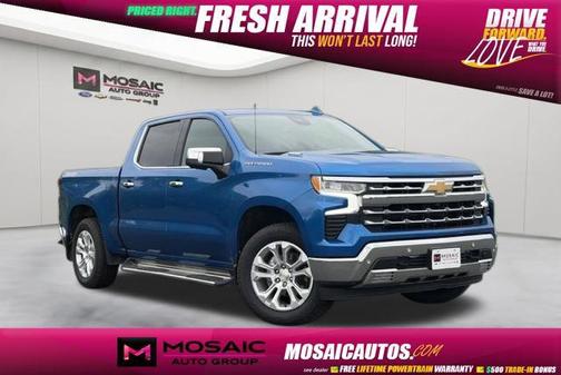 Glacier Blue Metallic 2023 Chevrolet Silverado 1500 LTZ