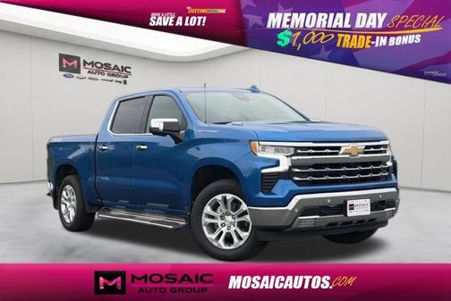 Glacier Blue Metallic 2023 Chevrolet Silverado 1500 LTZ