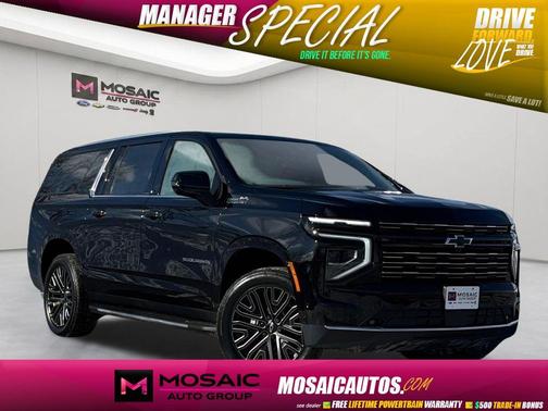 Black 2026 Chevrolet Suburban High Country