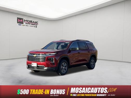 Radiant Red Tintcoat 2027 Chevrolet Traverse LT
