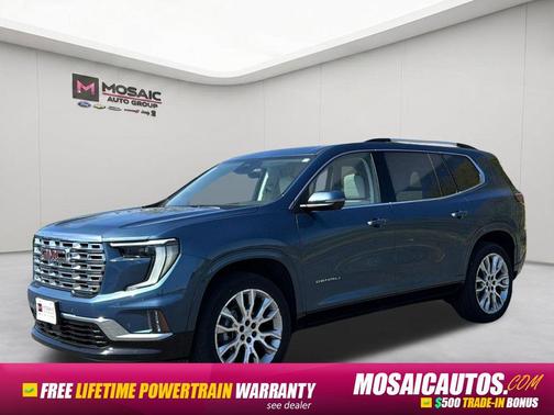 Downpour Metallic 2025 GMC Acadia Denali