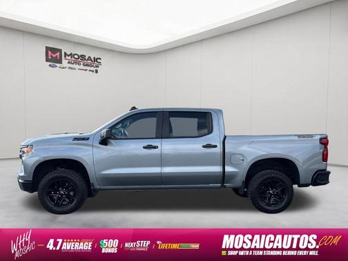 Sterling Gray Metallic 2024 Chevrolet Silverado 1500 Custom Trail Boss