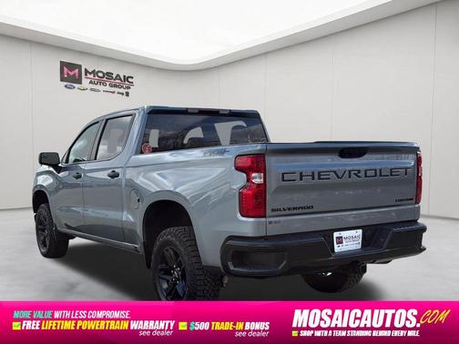 Sterling Gray Metallic 2024 Chevrolet Silverado 1500 Custom Trail Boss