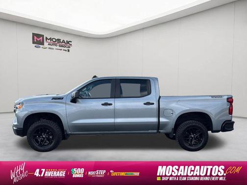 Sterling Gray Metallic 2024 Chevrolet Silverado 1500 Custom Trail Boss
