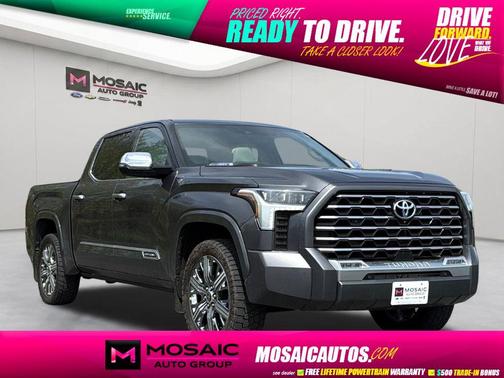 Magnetic Gray Metallic 2023 Toyota Tundra Hybrid Capstone