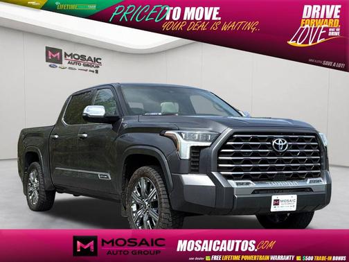 Magnetic Gray Metallic 2023 Toyota Tundra Hybrid Capstone