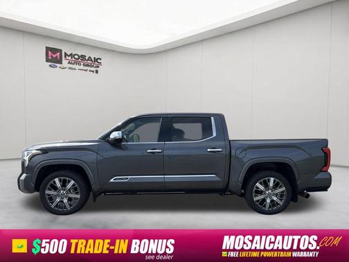Magnetic Gray Metallic 2023 Toyota Tundra Hybrid Capstone