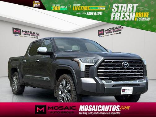 Magnetic Gray Metallic 2023 Toyota Tundra Hybrid Capstone