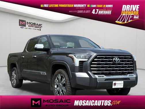 Magnetic Gray Metallic 2023 Toyota Tundra Hybrid Capstone