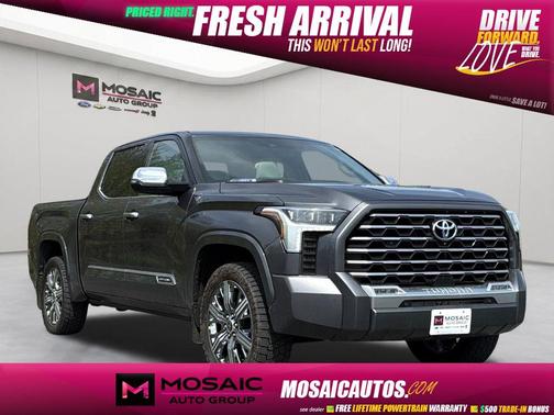 Magnetic Gray Metallic 2023 Toyota Tundra Hybrid Capstone