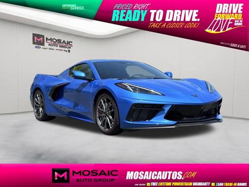 Riptide Blue Metallic 2024 Chevrolet Corvette Stingray w/2LT