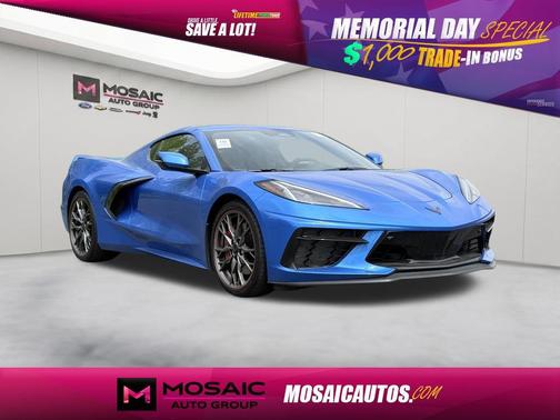 Riptide Blue Metallic 2024 Chevrolet Corvette Stingray w/2LT