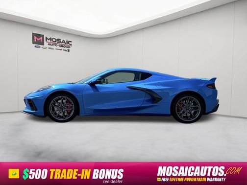 Riptide Blue Metallic 2024 Chevrolet Corvette Stingray w/2LT