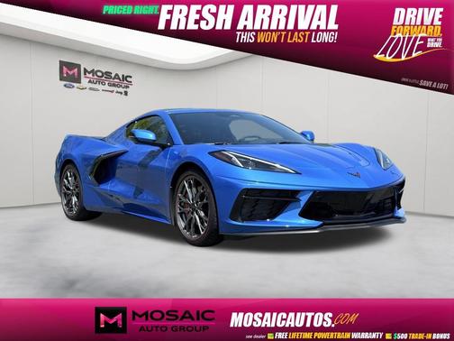 Riptide Blue Metallic 2024 Chevrolet Corvette Stingray w/2LT