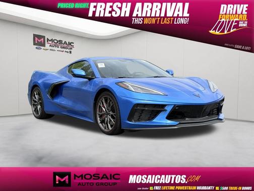 Riptide Blue Metallic 2024 Chevrolet Corvette Stingray w/2LT