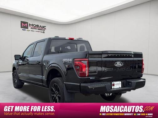 Agate Black Metallic 2025 Ford F-150 Platinum