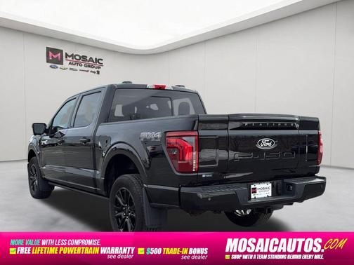 Agate Black Metallic 2025 Ford F-150 Platinum