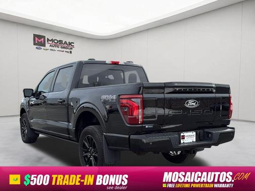 Agate Black Metallic 2025 Ford F-150 Platinum