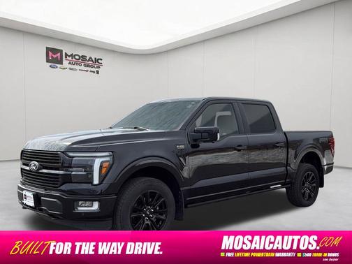 Agate Black Metallic 2025 Ford F-150 Platinum