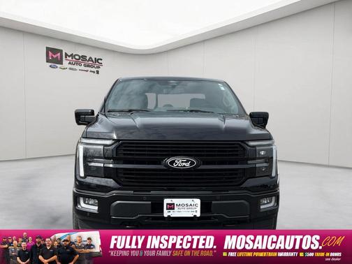 Agate Black Metallic 2025 Ford F-150 Platinum
