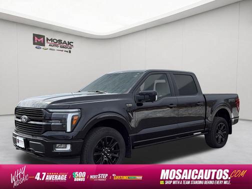 Agate Black Metallic 2025 Ford F-150 Platinum