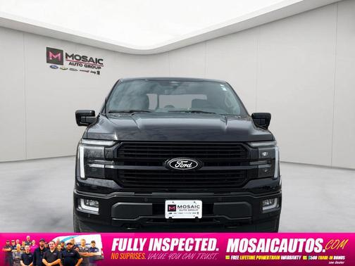 Agate Black Metallic 2025 Ford F-150 Platinum