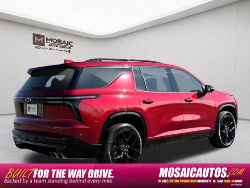 Radiant Red Tintcoat 2025 Chevrolet Traverse RS