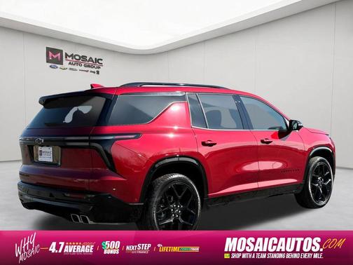 Radiant Red Tintcoat 2025 Chevrolet Traverse RS