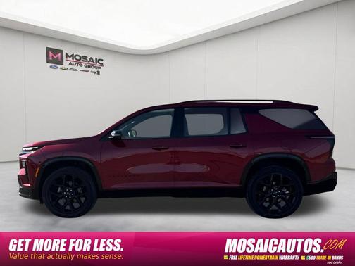 Radiant Red Tintcoat 2025 Chevrolet Traverse RS