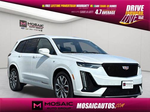 Crystal White Tricoat 2024 Cadillac XT6 Sport AWD