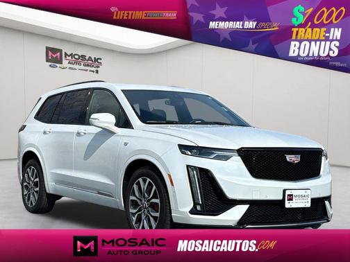 Crystal White Tricoat 2024 Cadillac XT6 Sport AWD