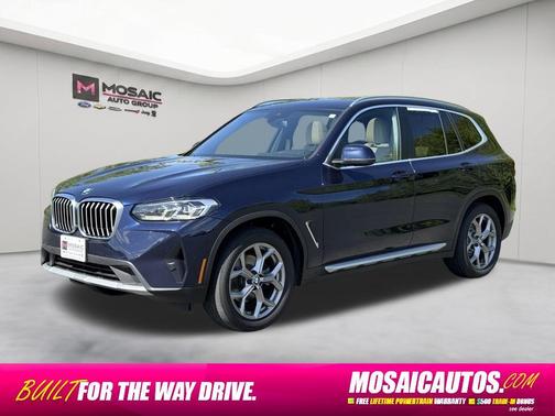 Blue 2022 BMW X3 xDrive30i