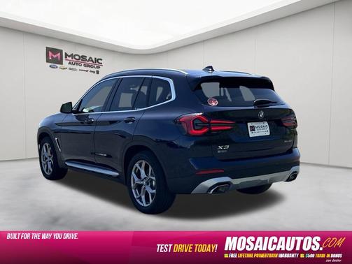 Blue 2022 BMW X3 xDrive30i