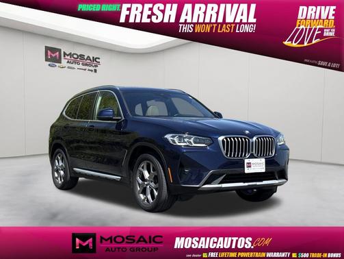 Blue 2022 BMW X3 xDrive30i