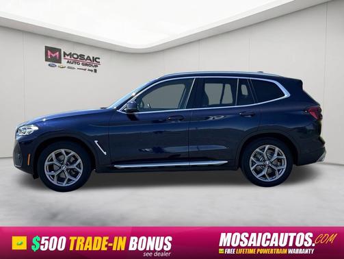 Blue 2022 BMW X3 xDrive30i