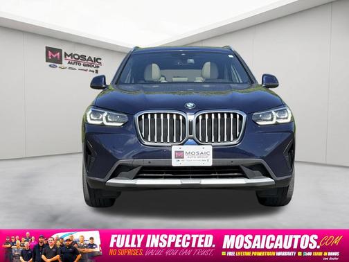 Blue 2022 BMW X3 xDrive30i