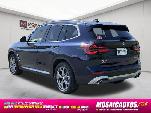 Blue 2022 BMW X3 xDrive30i