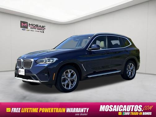 Blue 2022 BMW X3 xDrive30i