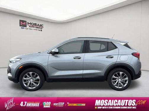 Moonstone Gray Metallic 2023 Buick Encore GX Essence