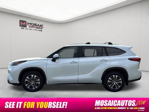Wind Chill Pearl 2023 Toyota Highlander XLE