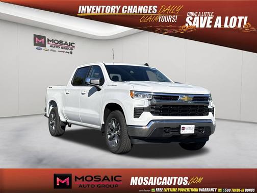 Summit White 2026 Chevrolet Silverado 1500 LT