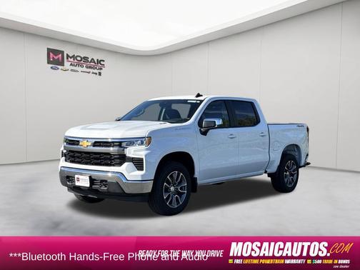 Summit White 2026 Chevrolet Silverado 1500 LT
