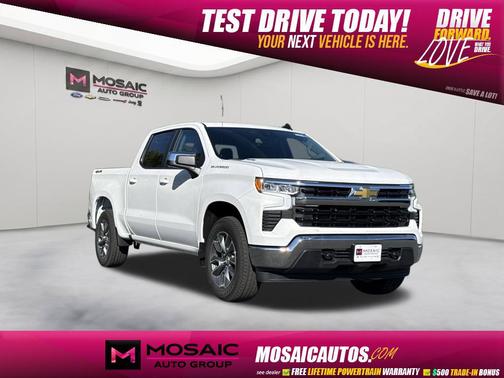 Summit White 2026 Chevrolet Silverado 1500 LT