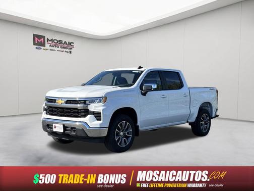 Summit White 2026 Chevrolet Silverado 1500 LT